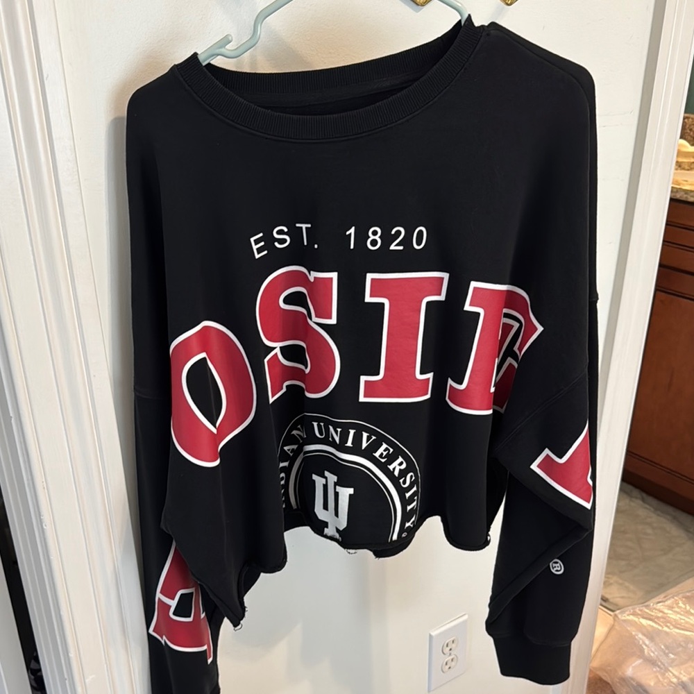 Black and Red University Sweatshirt